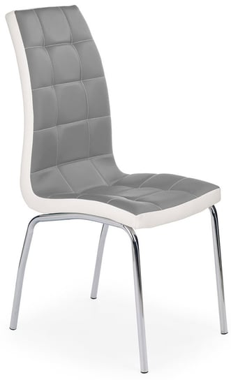 Krzesło pikowane PROFEOS Spelter, popielate, 63x42x100 cm Profeos