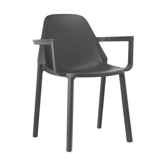 Krzesło Piu Arm antracytowe SCAB Design