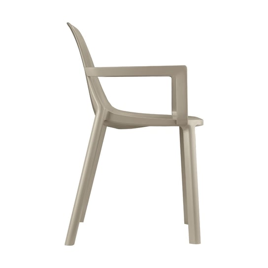Krzesło Piu Arm beżowe SCAB Design