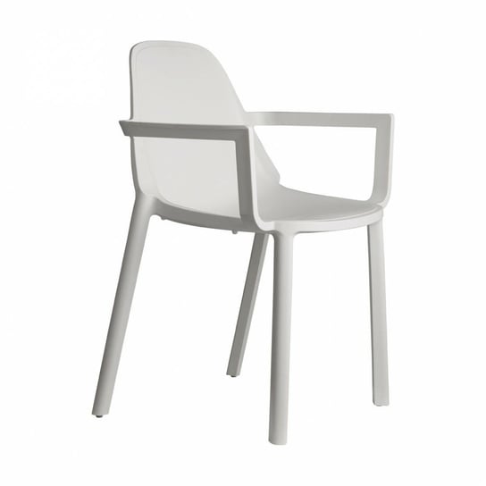 Krzesło Piu Arm białe SCAB Design