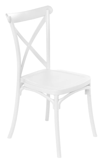 Krzesło Plastikowe Białe Nowoczesne HOME INVEST INTERNATIONAL