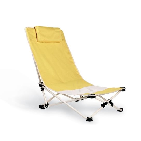 Krzesło plażowe CAPRI UPOMINKARNIA Żółty - żółty UPOMINKARNIA