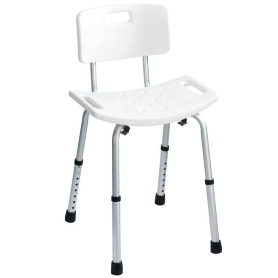 Krzesło pod prysznic WENKO Secura, białe, 52x50x84 cm Wenko