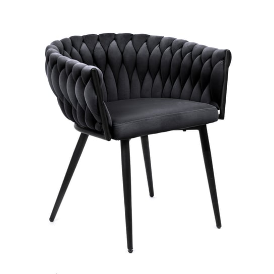 Krzesło Prinssi New Czarne 60X57X70 cm Homla Homla
