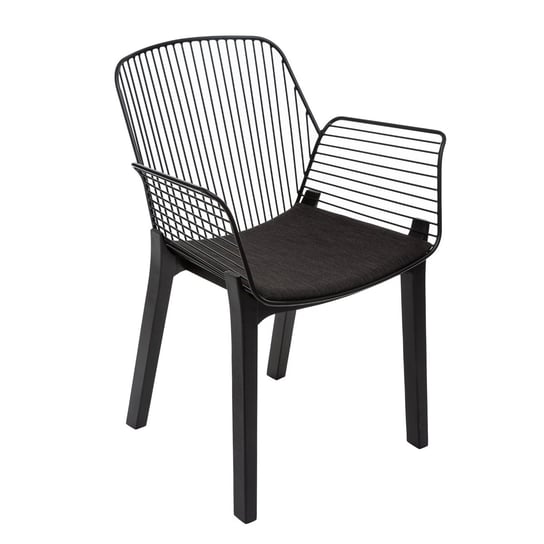Krzesło PRIS z podłokietnikami nowoczesne Homla