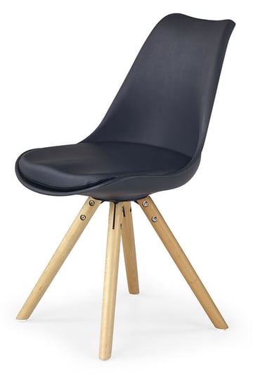 Krzesło PROFEOS Depare, czarne, 57x48x80 cm Profeos