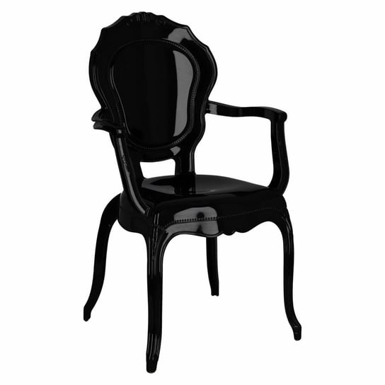 Krzesło Queen Arm czarne Intesi