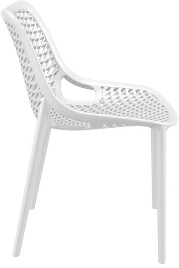 Krzesło RESOL Grid, białe, 82x50x60 cm Resol