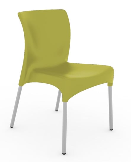 Krzesło RESOL Moon, zielone, 80x50x58 cm Resol