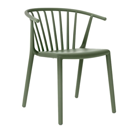 Krzesło RESOL Woody, zielone, 74x59x74 cm Resol