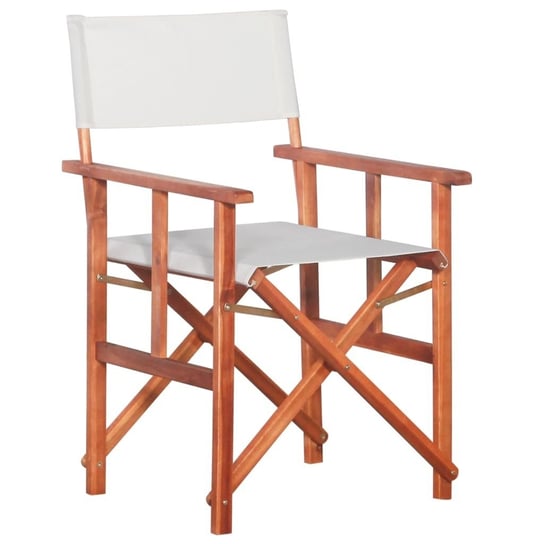 Krzesło reżyserskie, lite drewno akacjowe vidaXL