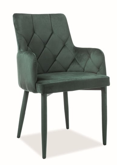 Krzesło Ricardo Velvet Bluvel 78 Zielone Komfort