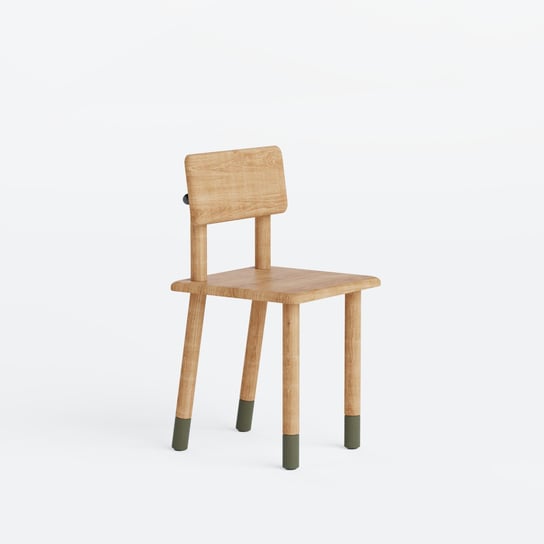 Krzesło Rise/Borcas, nóżki kolor oliwkowy borcas