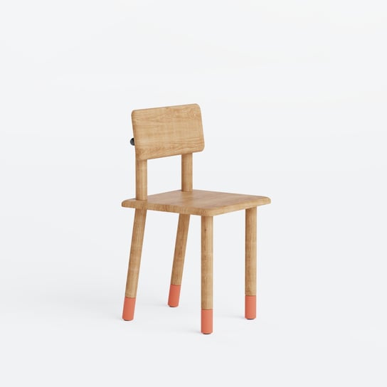 Krzesło Rise/Borcas, nóżki kolor pomarańczowy borcas