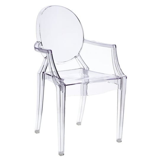 Krzesło Royal Inspirowane Louis Ghost Transparentne D2.DESIGN