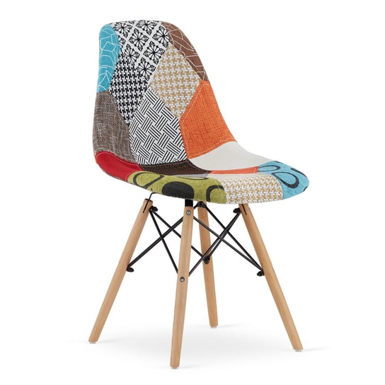 Krzesło SEUL - patchwork wzór02 Leobert