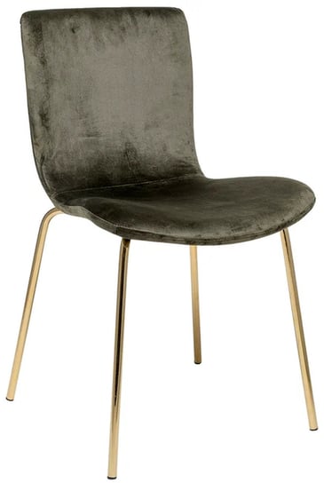 Krzesło SFMEBLE Bloom, zielono-złote, 78x55x46 cm Bloomingville