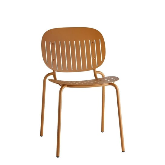 Krzesło SI-SI w paski terraccota metalowe SCAB Design