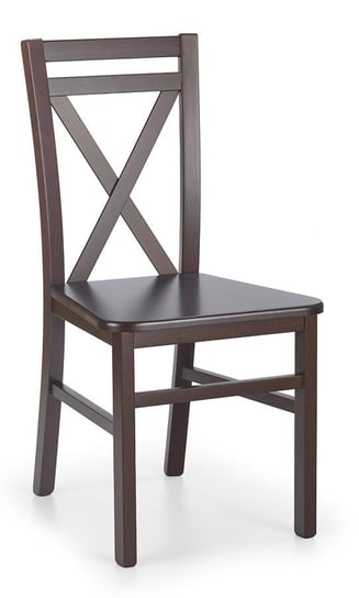 Krzesło skandynawskie ELIOR Dario, brązowe, 45x49x90 cm Elior