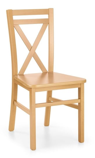 Krzesło skandynawskie ELIOR Dario, brązowe, 45x49x90 cm Elior
