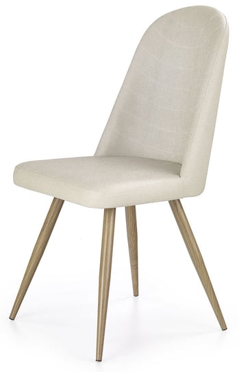 Krzesło skandynawskie PROFEOS Dalal, kremowe, 53x45x90 cm Profeos