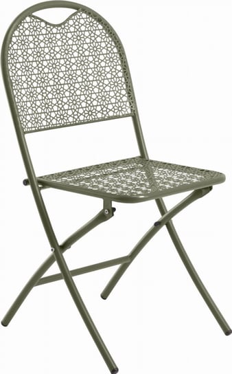 Krzesło Składane Metalowe 87X40X37,5 Cm Zielone Inna marka