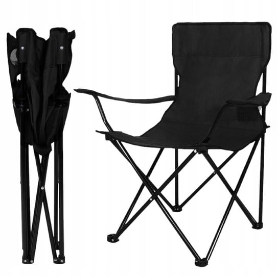 Krzesło Składane Wędkarskie Fotel Kempingowy Ryby Springos