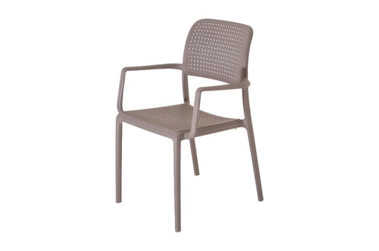 Krzesło SPARK brązowe coffee - polipropylen King Home