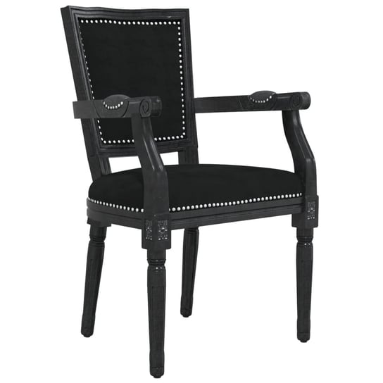 Krzesło stołowe aksamitne 58,5 x 55,5 x 97 cm, cza / AAALOE Inna marka
