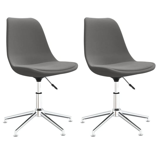 Krzesło stołowe jasnoszare, 48x59x(80-94) cm / AAALOE Inna marka