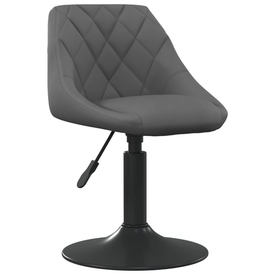 Krzesło stołowe obrotowe 46x44x(62,5-77,5)cm, ciem / AAALOE Inna marka