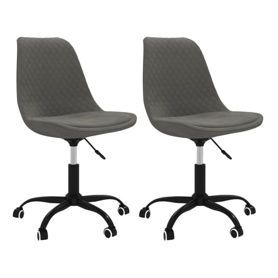Krzesło stołowe regulowane, szare, 49x51,5x(82-93) / AAALOE Inna marka