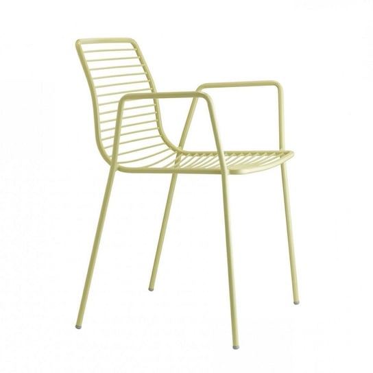 Krzesło Summer Arm zielone metalowe SCAB Design