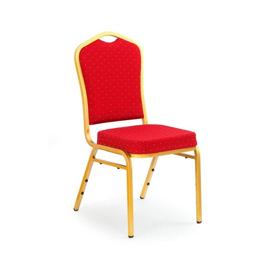 Krzesło Tapicerowane Bordowe Halmar K66 Bordowy Halmar