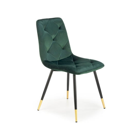 Krzesło Tapicerowane Ciemny Zielony Halmar K438 Halmar