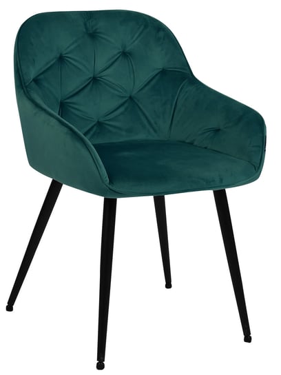 Krzesło tapicerowane Loren velvet turkus exitodesign