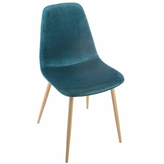 Krzesło tapicerowane MIA HOME Comfort, niebieskie, 45x53x87 cm MIA home