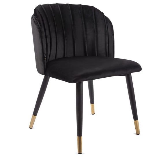 Krzesło tapicerowane Modena czarne Inna marka