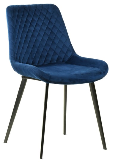Krzesło tapicerowane Nora velvet niebieski exitodesign