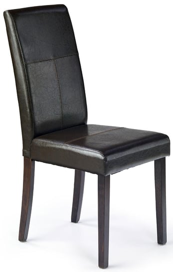 Krzesło tapicerowane PROFEOS Corel, brązowe, 46x45x95 cm Profeos