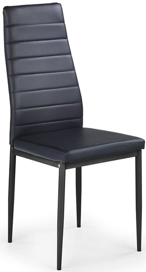 Krzesło tapicerowane PROFEOS Dikon, czarne, 50x41x98 cm Profeos