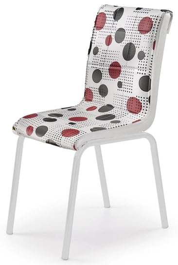 Krzesło tapicerowane PROFEOS Elstar 4X, białe, 42x39x88 cm Profeos