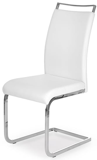 Krzesło tapicerowane PROFEOS Hader, białe, 55x42x99 cm Profeos