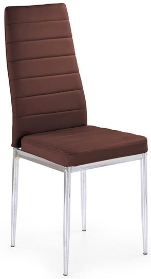 Krzesło tapicerowane PROFEOS Perks, brązowe, 49x43x97 cm Profeos