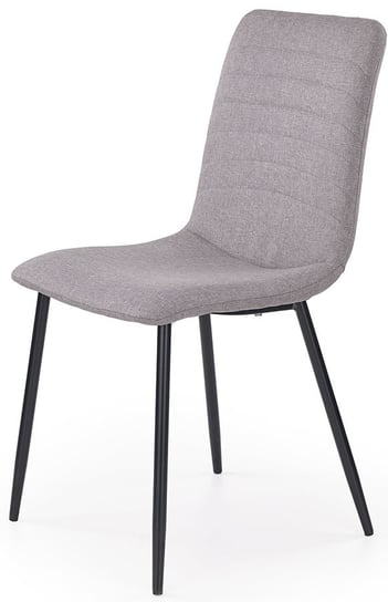 Krzesło tapicerowane PROFEOS Revis, popielate, 39x42x88 cm Profeos