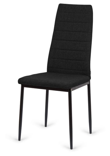Krzesło tapicerowane VALVA LINE VELVET BLACK Lugano