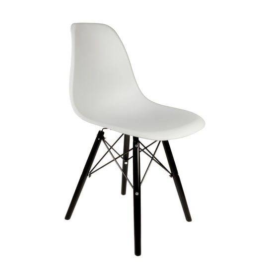 Krzesło Tulip Białe do jadalni salonu 46x54x81 BEGRYF