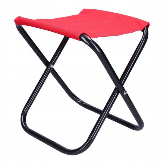 Krzesło Turystyczne Taboret Składany Czerwony OEM