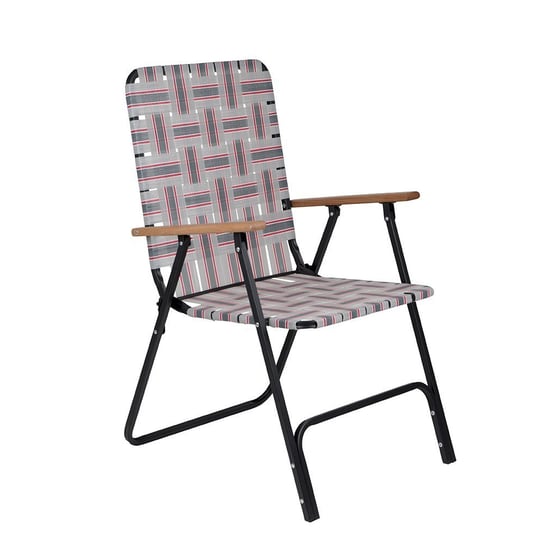 Krzesło turystyczne URBAN OUTDOOR Preston, szare, 89x56x58,5 cm Urban outdoor