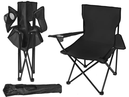 Krzesło Turystyczne Wędkarskie Składane Fotel Dark MALATEC Malatec